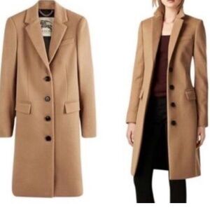 **100% authentic Burberry wool/ cashmere peacoat**